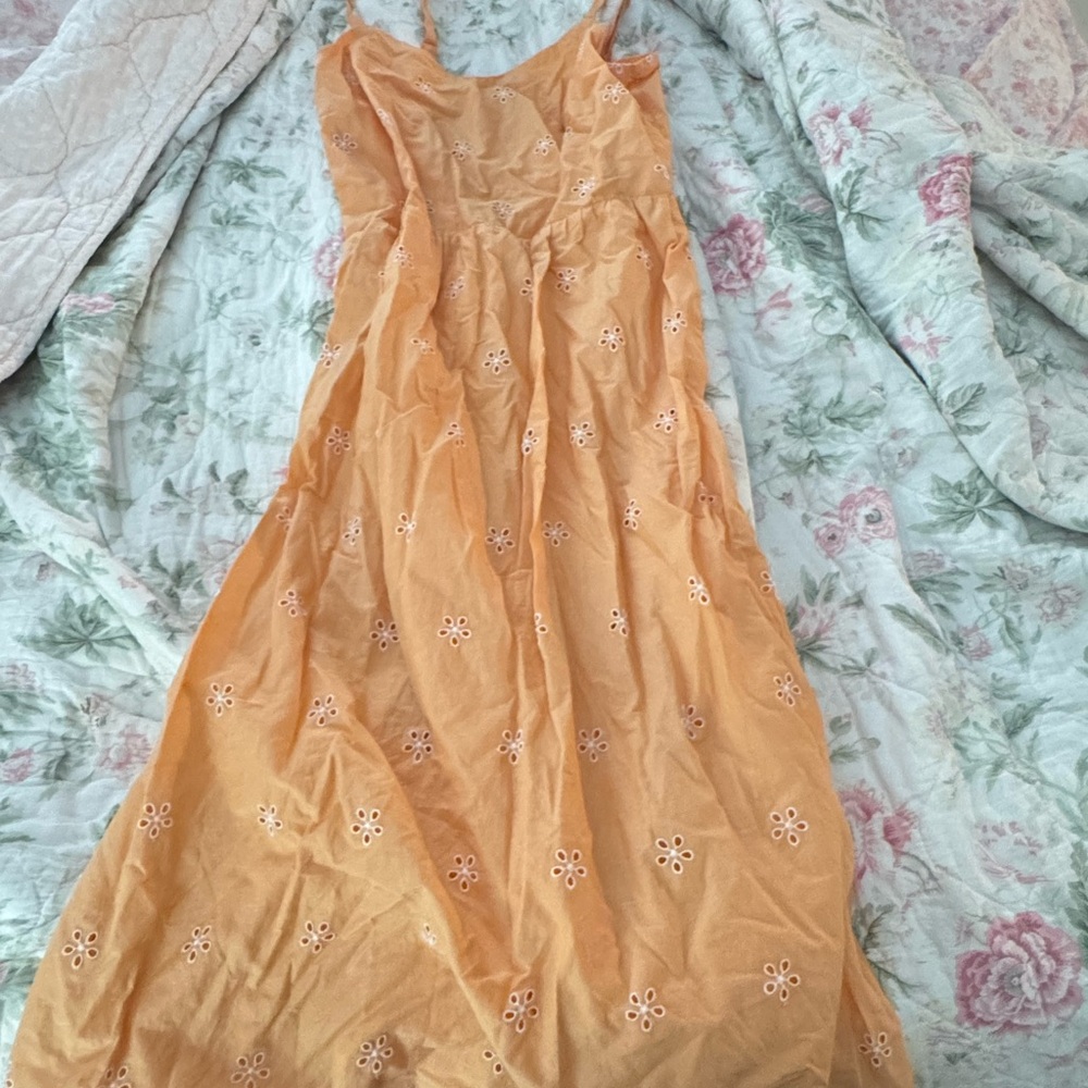 Old Navy Orange Eyelet Sundress
